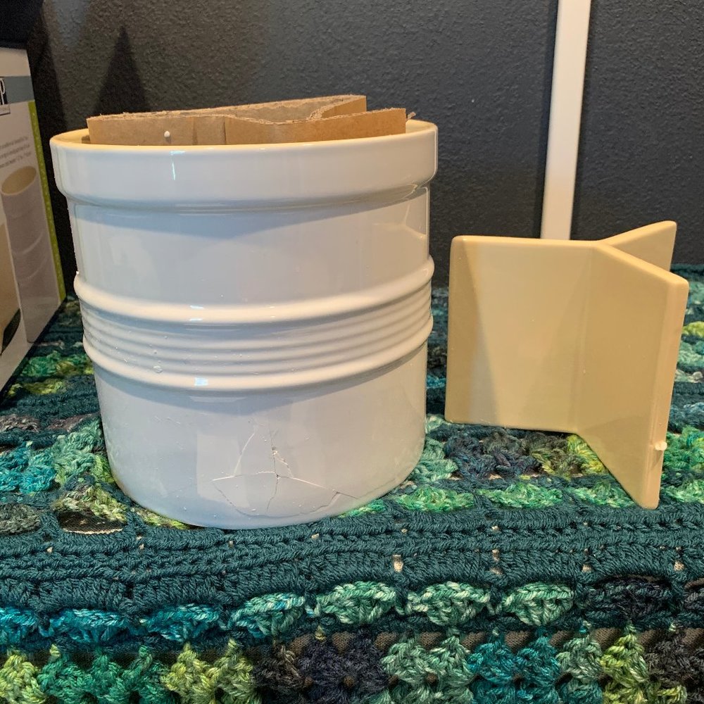 RSVP International Oversized Tool Crock, White